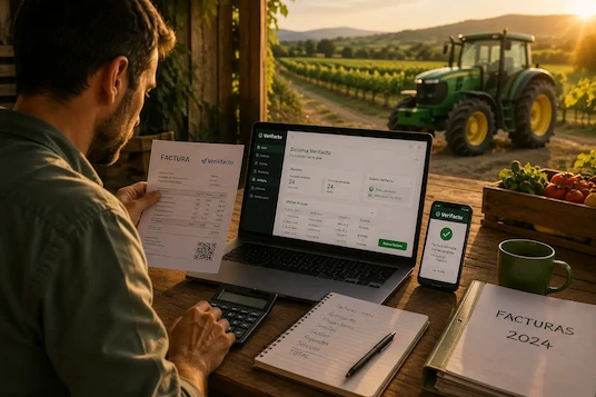 Sistema de facturación VeriFactu para agricultores y autónomos