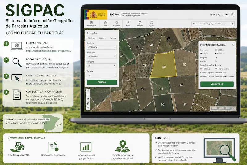 SIGPAC — sistema de información geográfica de parcelas agrícolas de España
